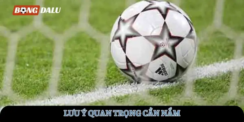 Lưu ý quan trọng cần nắm 